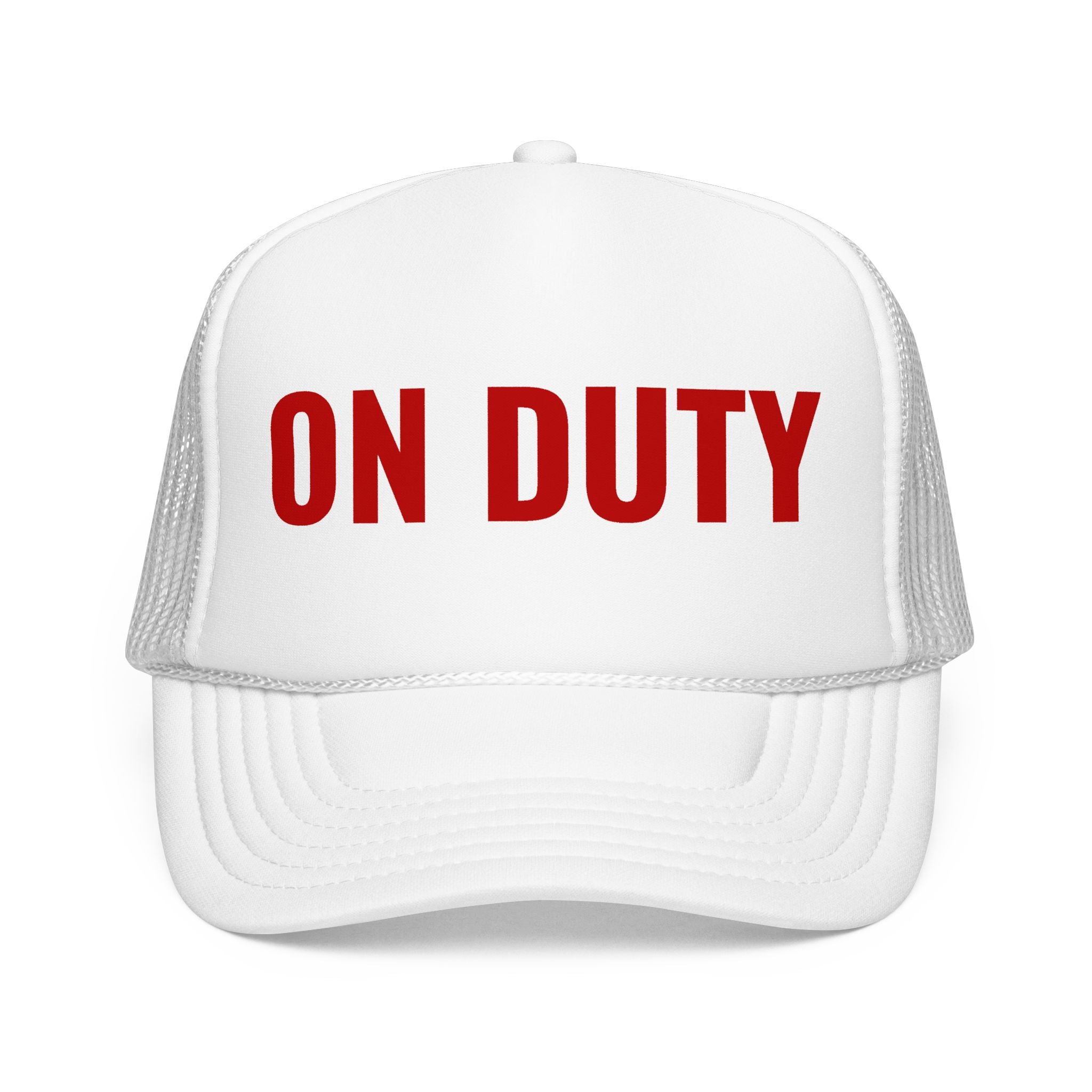 "On Duty" Lifeguard Culture Foam Trucker Hat – Mesh Cap