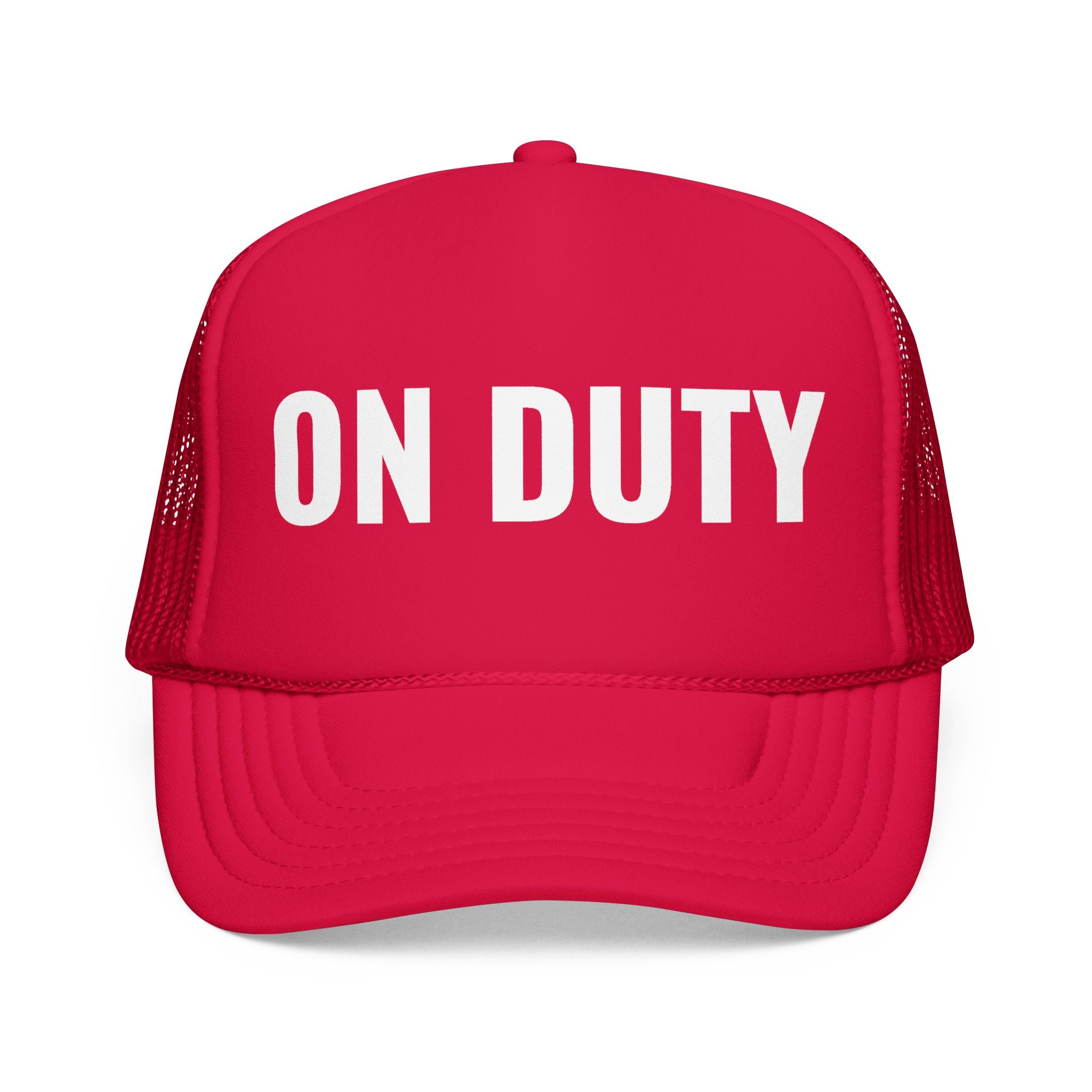 "On Duty" Lifeguard Culture Foam Trucker Hat – Mesh Cap