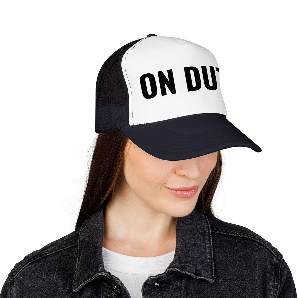 "On Duty" Lifeguard Culture Foam Trucker Hat – Mesh Cap