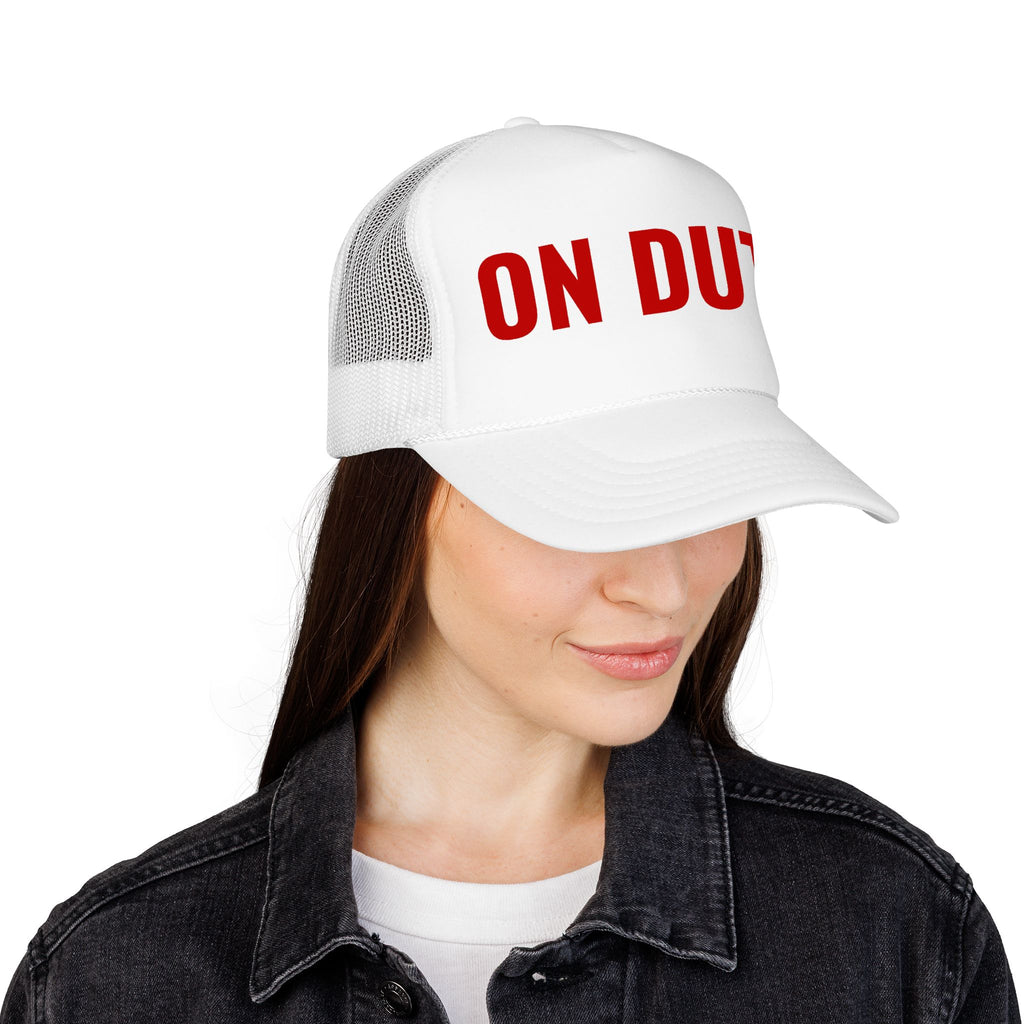 "On Duty" Lifeguard Culture Foam Trucker Hat – Mesh Cap