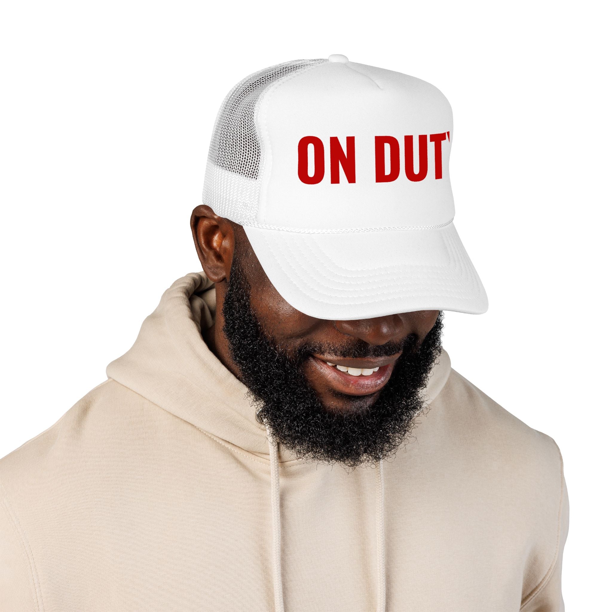 "On Duty" Lifeguard Culture Foam Trucker Hat – Mesh Cap