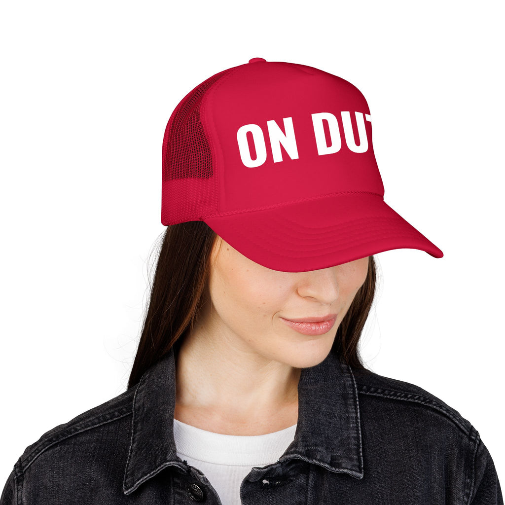 "On Duty" Lifeguard Culture Foam Trucker Hat – Mesh Cap