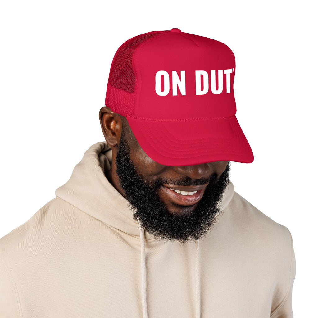 "On Duty" Lifeguard Culture Foam Trucker Hat – Mesh Cap